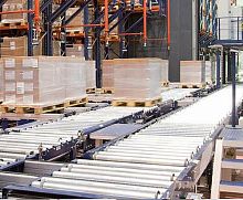 Tray feeding system
