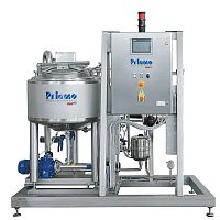 Yoghurt production line automaticwith mixerfor the food industry