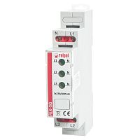 Three-phase voltage indicator light RLK-3 seriessteadyLEDDIN rail