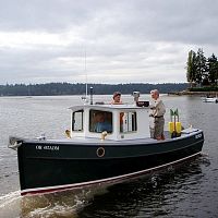 Outboard day cruiser Dunlin 22semi-displacement hullwheelhousesport-fishing