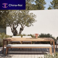 Contemporary dining table Sunrise teakteak baserectangular