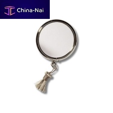 Table mirror BAGGY contemporaryroundmetal