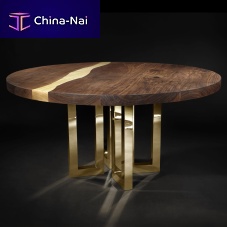 Contemporary dining table IL PEZZO 6oaksolid woodash