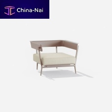 Contemporary armchair AIKANAfabricpainted aluminumwaterproof