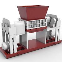 Primary shredder DDR seriesdouble-shaftfor woodfor cardboard