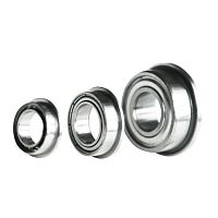 Flange plain bearing F serieschrome steel