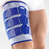 Thigh sleeve MyoTrain®with quadracipital pad