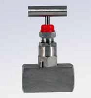 Needle valve manualshut-offfor gas