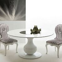 Contemporary dining table ELIO CR/3914lacquered woodroundhome