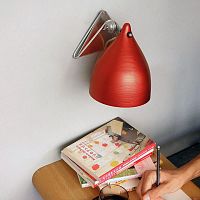 Contemporary wall light CORNETTE indooranodized aluminumconical