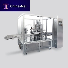 Automatic filler and capper LAfor pharmaceutical productscosmetic creammonobloc