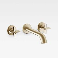Double-handle washbasin mixer tap A5A4476XXX SERIES wall-mountedbuilt-inmetal