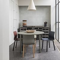 Contemporary table VVDpowder-coated steelHPLmelamine