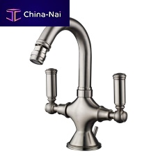 Double-handle bidet mixer tap Z001401countertopchrome-plated brassnickel