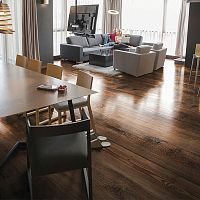 Engineered parquet floor SUN WOOD DESIGN PARKETT - SALOON 06solidoakherringbone