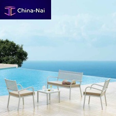 Contemporary armchair CH600metalgarden