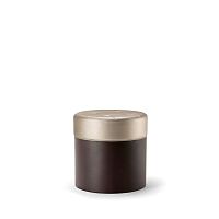 Contemporary stool OSLO 086 P H45metal baseupholsteredbrown