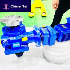 Motorized screw jack JTW-10Tworm gearcast ironstainless steel