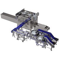 Hotdogs loading system automated