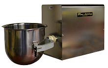 Powder dispensing system Weighed rotating bowlsweight