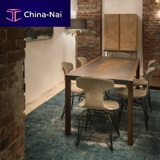 Contemporary dining table MECCANICAsteelsteel baserectangular
