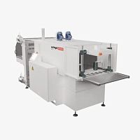Semi-automatic packaging machine SAPSwith shrink tunnelfor paperbottle