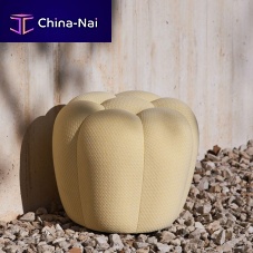 Contemporary pouf APEXfabricroundoutdoor