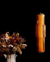 Pendant lamp MOJO VERTICALEaluminumglassArt Deco