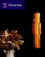 Pendant lamp MOJO VERTICALEaluminumglassArt Deco