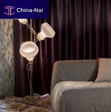 Floor-standing lamp BLOBmetalglasscontemporary