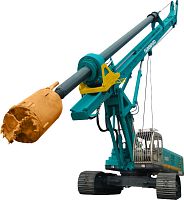Continuous flight auger (CFA) drilling rig max. 34.3 MPa, 16 t | SWDM04crawlerrotaryhydraulic