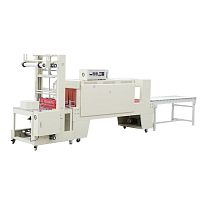 Semi-automatic shrink wrapping machine ST6040Q+BSE6040Afor packagingsleevewith shrink tunnel