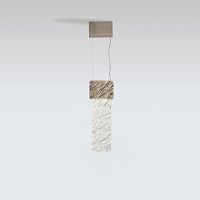 Pendant lamp COASTLINE Sbronzeglasscontemporary