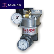 Adhesive pressure regulator diaphragmpistonsingle-stage