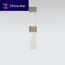 Pendant lamp COASTLINE Sbronzeglasscontemporary