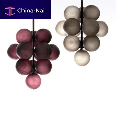 Pendant lamp STELLAR GRAPEpowder-coated steelblown glassoriginal design