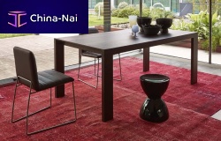 Contemporary table TANGOwoodenrectangularextending