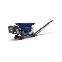 Double-shaft shredder for wasteindustrial wastemobile
