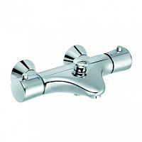 Double-handle shower mixer tap AMBAfor bathtubwall-mountedthermostatic