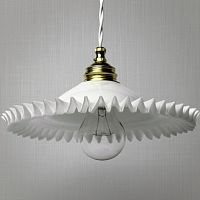 Pendant lamp CURLEDblown glassporcelaintraditional