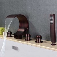 Shower mixer tap UGLObathtubcountertopstainless steel