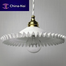 Pendant lamp CURLEDblown glassporcelaintraditional