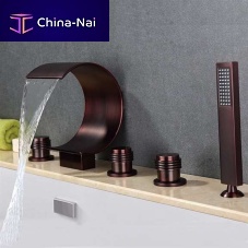 Shower mixer tap UGLObathtubcountertopstainless steel
