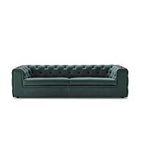 Chesterfield sofa TUDORfabricleathercustomizable color
