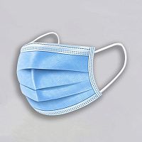 Polypropylene surgical mask adultbox of 50blue