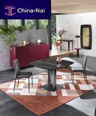 Contemporary table SABINO piano SQUAREceramicmetal baserectangular