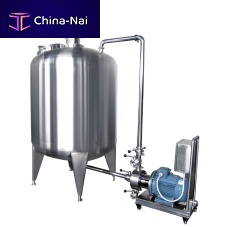 Powder mixing system liquid