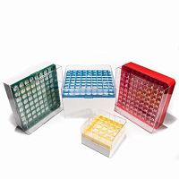Storage sample box CLEARLine® polycarbonateautoclavablecryogenic