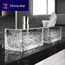 Home soap dispenser ICESSENCE ICEfree-standingcrystalmanual