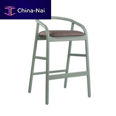 Contemporary stool LIA SG01leatherfabricash base